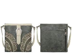 Montana West Cutout/Buckle Collection Concealed Carry Crossbody - Olive
