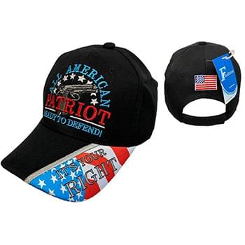 Wholesale All AMERICAN Patriot Ready to Defend Hat
