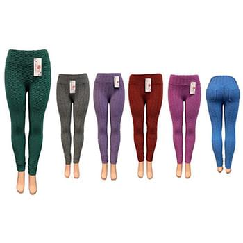 Wholesale Ombre Leggings with 2 packets at back Assorted color