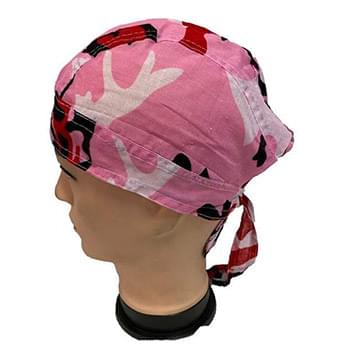 Wholesale Pink Camo Skull Cap