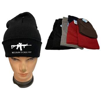 Wholesale We Don't Call 911 Mix color Winter Beanie (Coming)