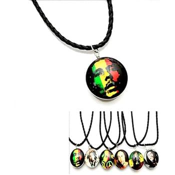 Wholesale BOB Marley Pendant Necklace