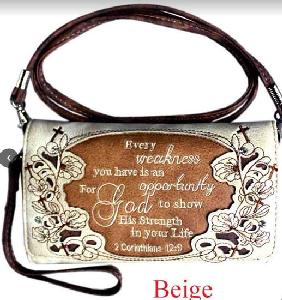 Wholesale God to Show His Strength in Your Life Wallet Purse