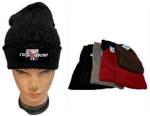 Free Trump Black Color Beanie Winter Hat