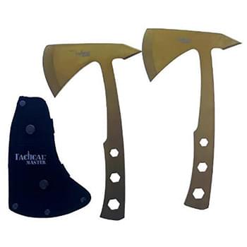 Wholesale 10 inch overall two piece AXE set GOLD
