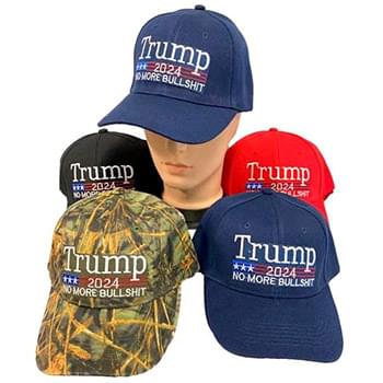 Wholesale Trump 2024 No More Bullshit assorted Hats Assorted