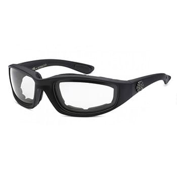 Choppers Clear Lens Foam Lined Unisex Motorcycle Glasses