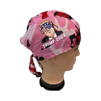 Pink Camo Trump 2024 Skull Caps