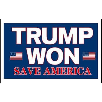 Wholesale Trump Won Save America Flags 3ft by 5 ft