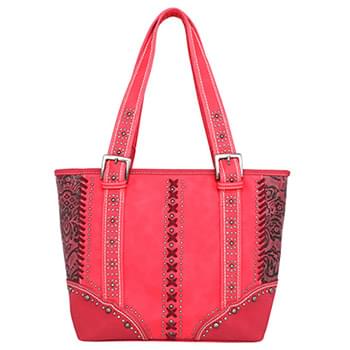 Wholesale Montana West Tooled collection handbag Hot Pink