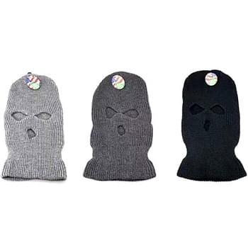 Wholesale 3 Hole Winter knitted Mask/ Hat