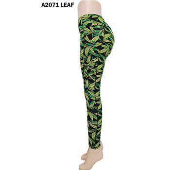 Leaf wholesale green marijuana leaf leggings