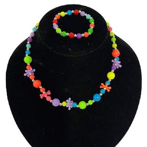 Wholesale Kids Necklace Bracelet Set 