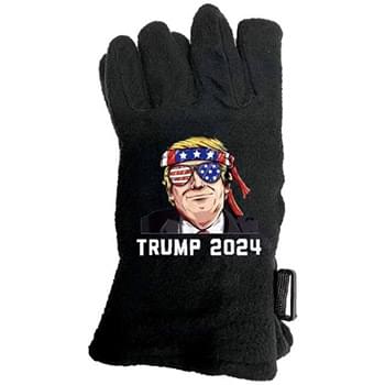 Wholesale Trump 2024 Man Fleece Gloves