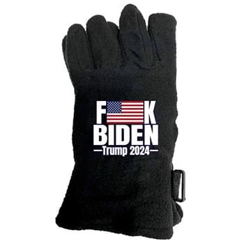 Wholesale F**K BIDEN Trump 2024 Man Fleece Gloves