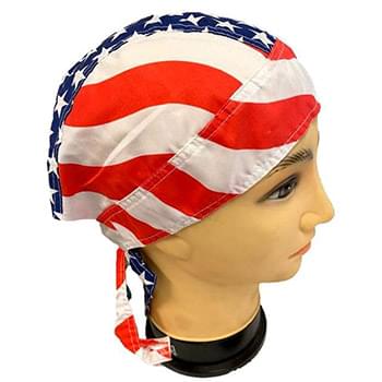 USA Flag Style Skull Cap