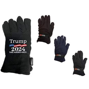 Wholesale Trump 2024 Take America Back Man Fleece Glove