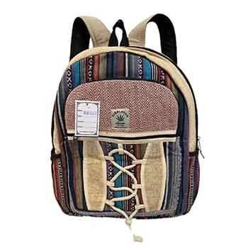 Himalayan Hemp Handmade drawstring backpacks