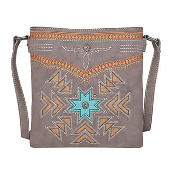 Montana West Aztec Collection Concealed Carry Crossbody Coffee