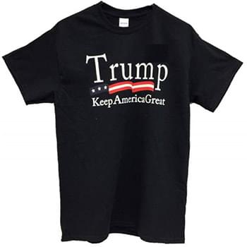 Wholesale Black Color T-Shirt Trump Keep America Great Shirts
