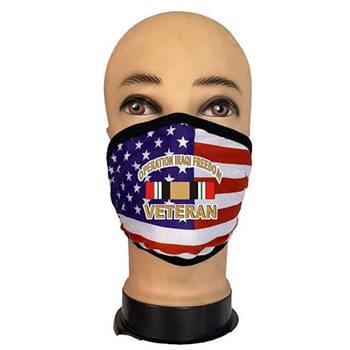 Wholesale Flag Style Face Mask Iraqi Veteran