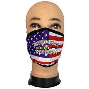 Wholesale Flag Style Face Mask Desert Storm Veteran