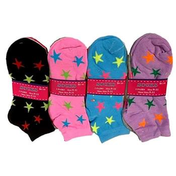 Wholesale Woman Socks with Star Design