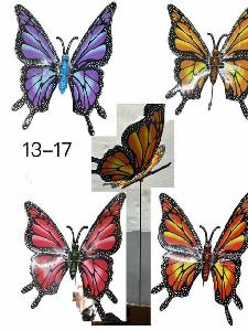 Garden Stake Decoration 3D Colorful Butterfly
