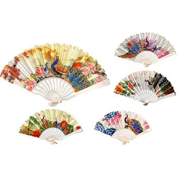 Wholesale Hand Fan with Peacock design