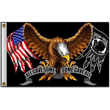 Wholesale 3'x5' POW MIA All Gave Some Some Gave All Flag
