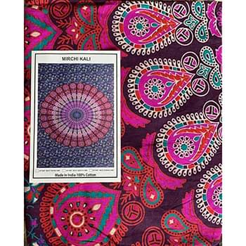 Mirchi Kali Purple Graphic Tapestry