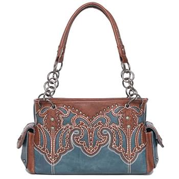 Montana West Embroidered Collection Concealed Carry Satchel
