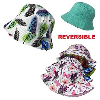 Bucket Hat Reversible with Prints & Pastel Colors