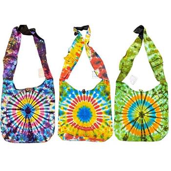 Multicolor Tie Dye hobo bags assorted