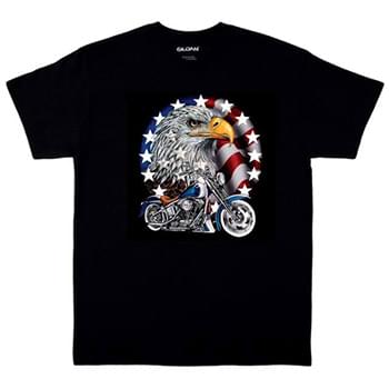 Wholesale RED, WHITE & BOLD T-Shirt Black Color