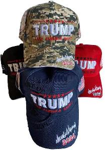 Wholesale Trump 3D Embroidered with AMERICA FIRST