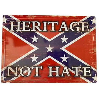 Wholesale Retro metal Tin Sign Wall Poster Heritage not Hate