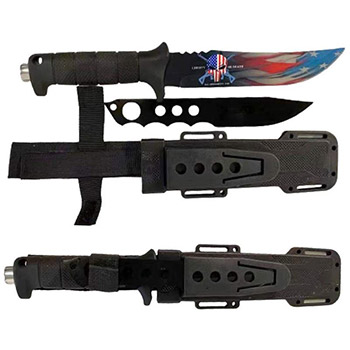Wholesale Hunting Knife and one Throwing Knife set
