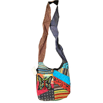 Butterfly embroidery small sling bag $5.50 each