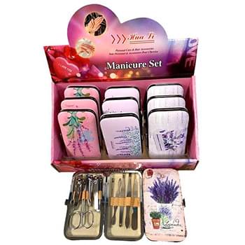 Wholesale 9pc Lavender Manicure set