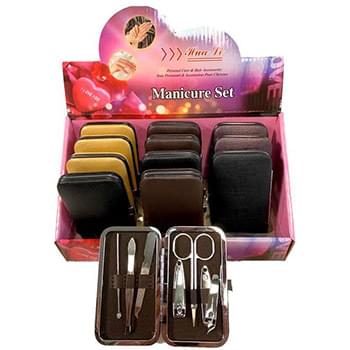 Wholesale 9pc Solid Color Manicure Set