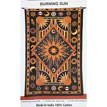 Wholesale Burning Sun Design Tapestry