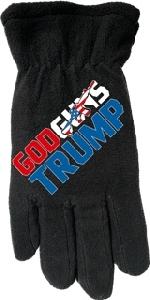 God Gun Trump Winter Fleece Gloves