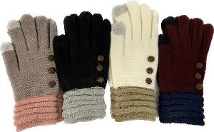 Lady's Knitted Winter Texting Glove