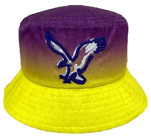 Tie Dye Bucket Hat with Eagle Design
