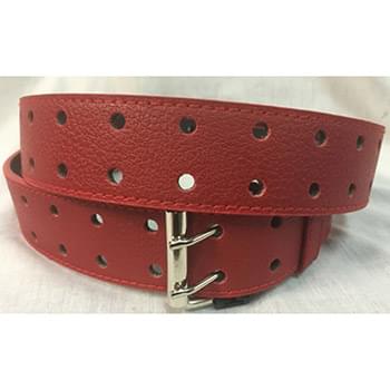 Wholesale Red color Two Hole belt