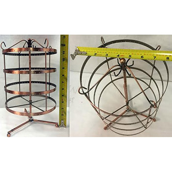 Rotating Jewelry/ earring display stand hold rack