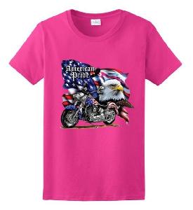 AMERICAN PRIDE Pink color T-shirts