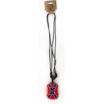 Wholesale Necklace Adjustable with Rebel Flag Design