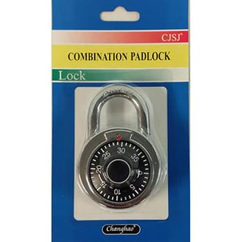 Wholesale Combination Padlock Silver and Black